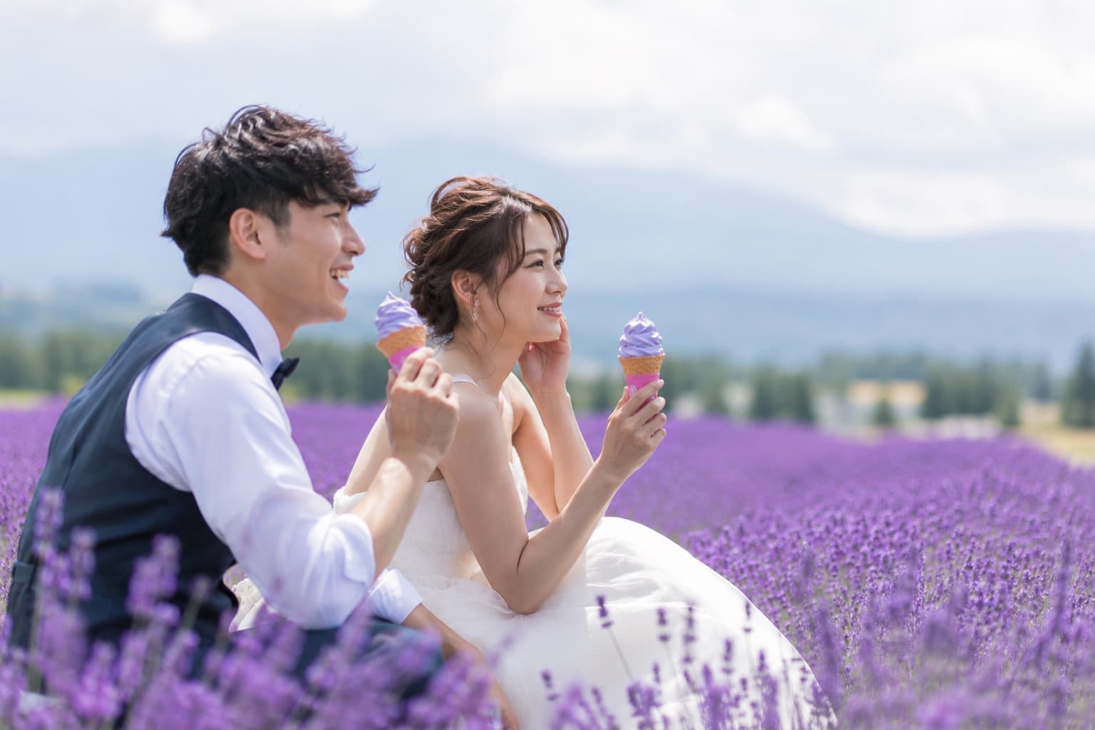 富良野・美瑛でのロケーションウエディング 1