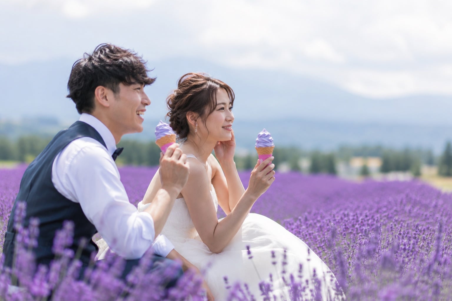 富良野・美瑛でのロケーションウエディング 1