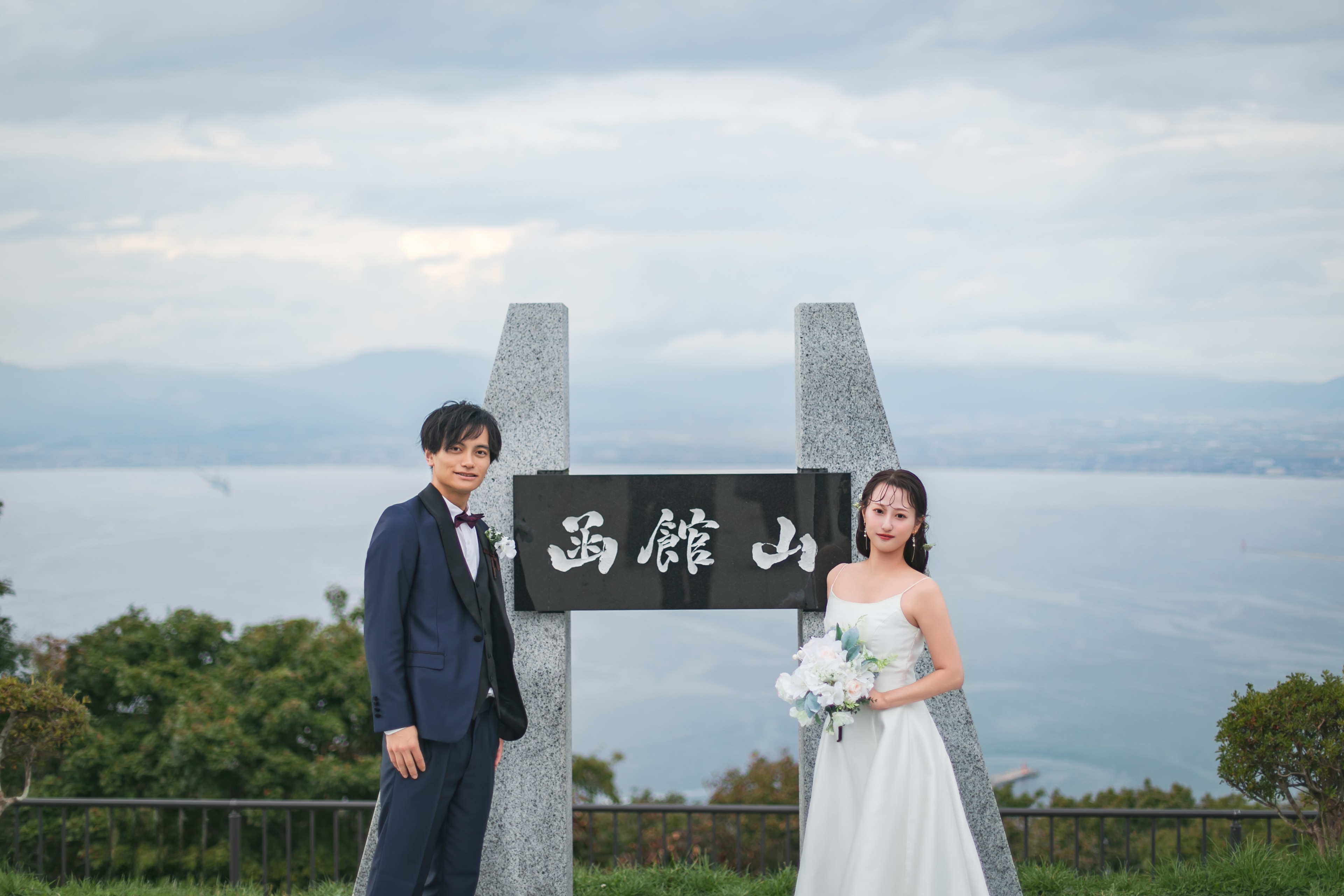 北海道・函館山での前撮り