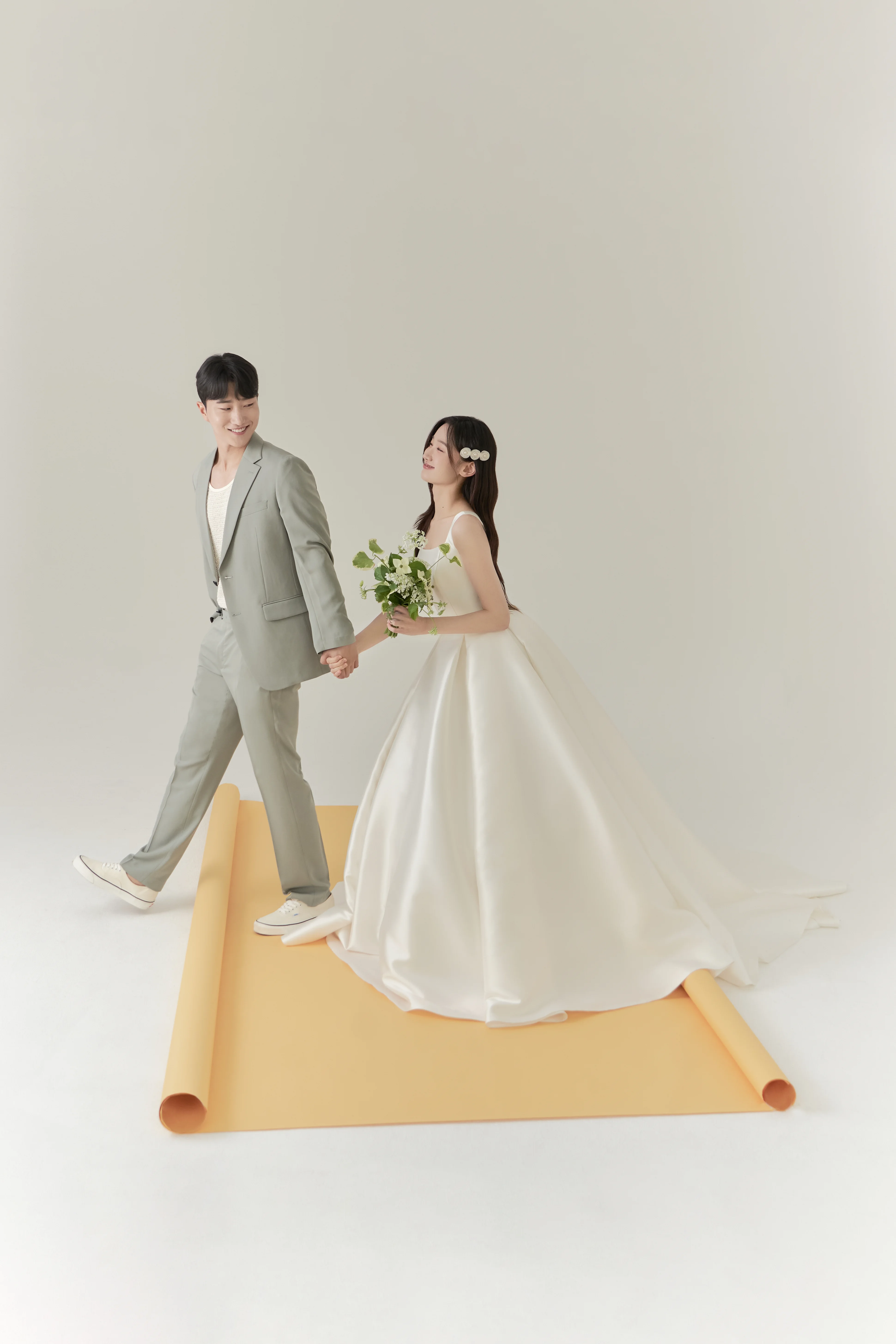 韓国フォトウエディングのロケーション撮影